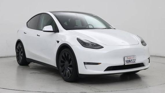 TESLA MODEL Y 2022 7SAYGDEF2NF401077 image